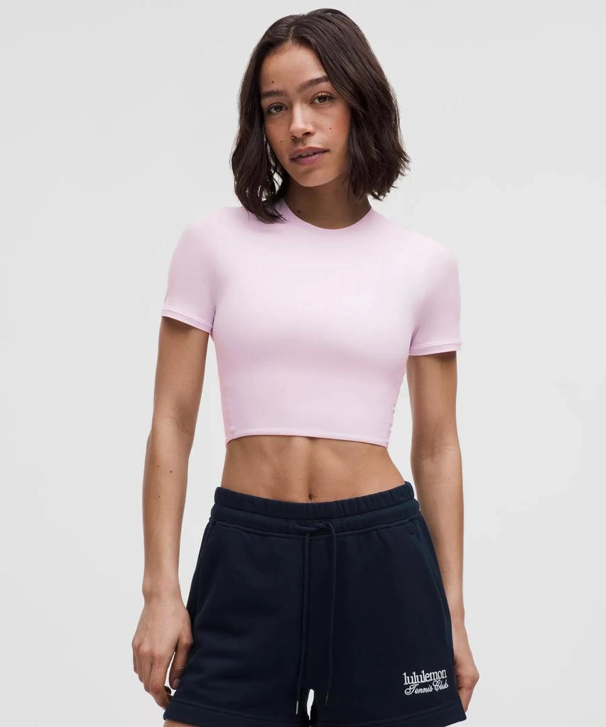 Lululemon Wundermost Ultra-Soft Nulu Crewneck Cropped T-Shirt 16