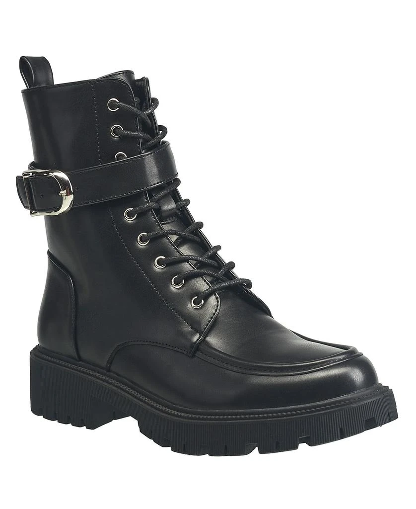 French Connection Women's Laceup Combat Boot 1