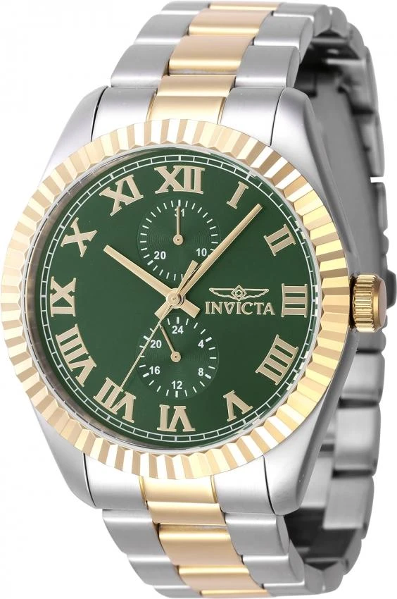 Invicta Invicta Specialty GMT Quartz Green Dial Men's Watch 47427
