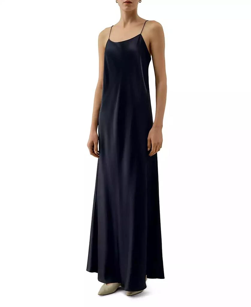 LILYSILK Women
s U-Neck Minimalist Slip Dress