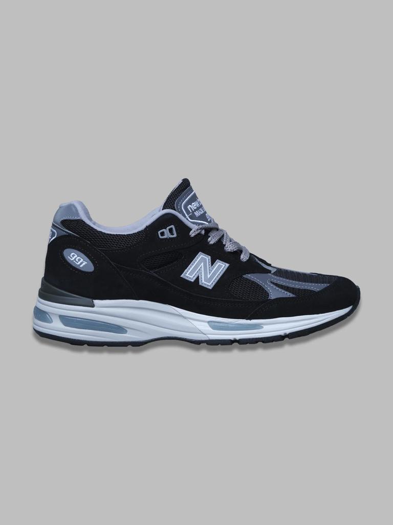 New Balance 991v2 black - lifestyle shoe - pigskin/synthetic/mesh