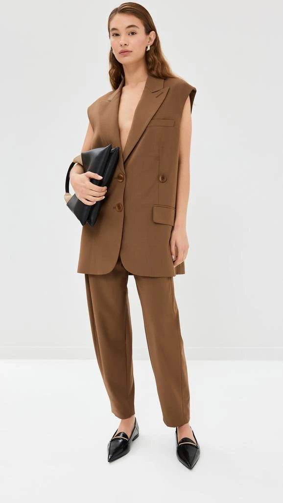 Tibi Tropical Wool Liam Vest 4