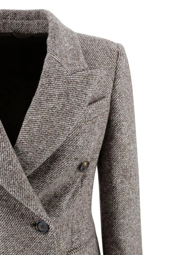 Brunello Cucinelli Brunello Cucinelli Peak Lapel Double-Breasted Blazer 4