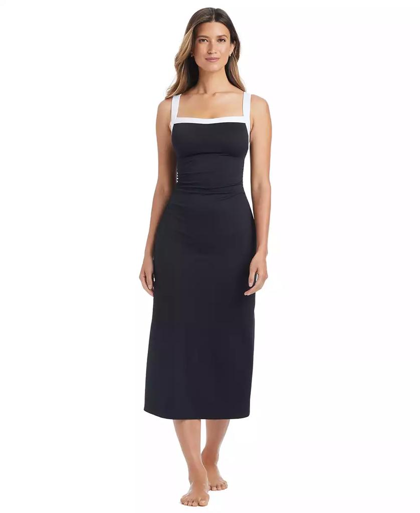 Bleu Rod Beattie Women's Square Neck Midi Dress