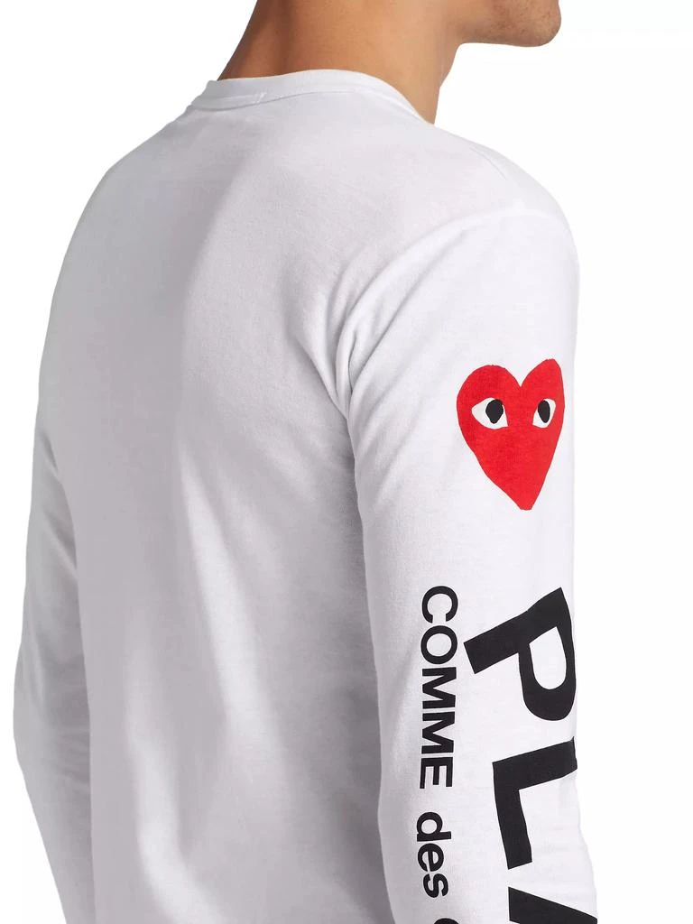 Comme des Garcons Multi-Heart Long-Sleeve T-Shirt 6