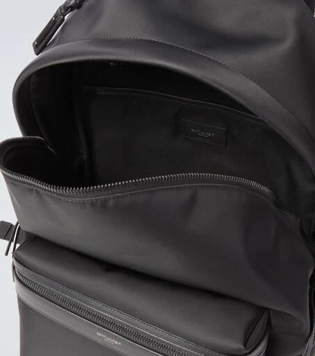 Yves Saint Laurent Nylon and leather City backpack 4