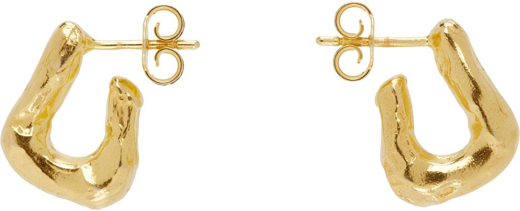 Alighieri Gold 'The Mini Link of Wanderlust Hoops' Earrings