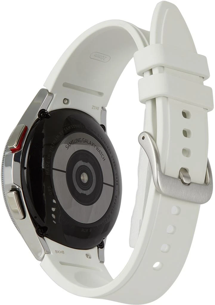 SAMSUNG White Galaxy Watch4 Classic Smart Watch, 42 mm 4