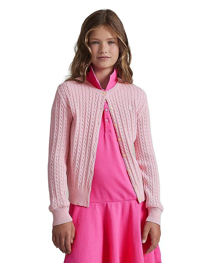 Polo Ralph Lauren Girls' Cable-Knit Cardigan - Little Kid, Big Kid 1