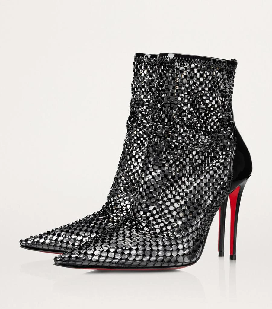 Christian Louboutin Kate Max Booty Mesh Ankle Boots 100 3