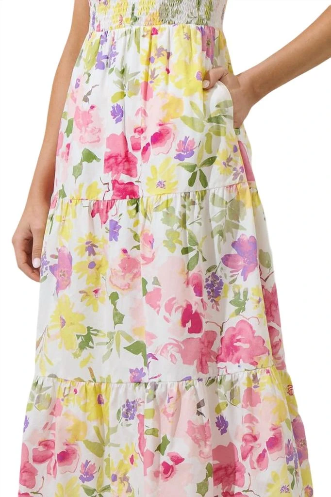 Sugarlips Sugarlips - Leonie Sunfire Tiered Midi Dress 4