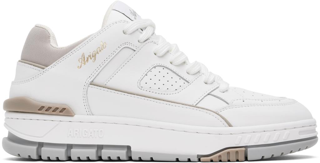 Axel Arigato White & Gold Dice Lo Sneakers - Casual Shoes