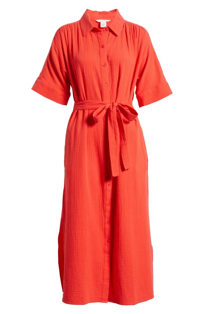 chinese dress ladies ACACIA linen shirt dress main image 0