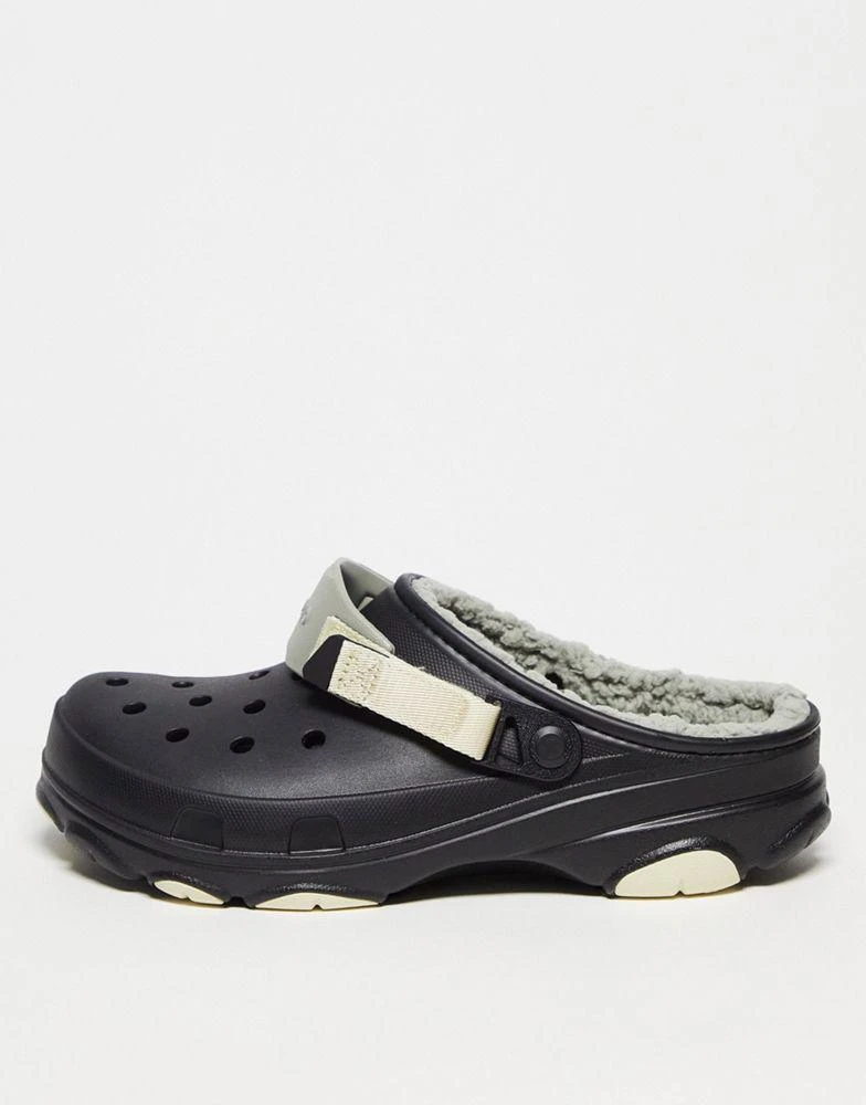 Crocs Crocs Unisex All terrain lined clogs in black 1
