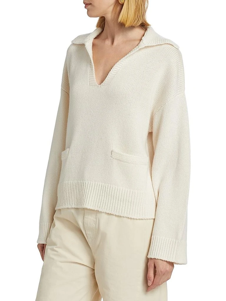 Rag & Bone Danica Wool &amp; Cashmere Polo Sweater 4