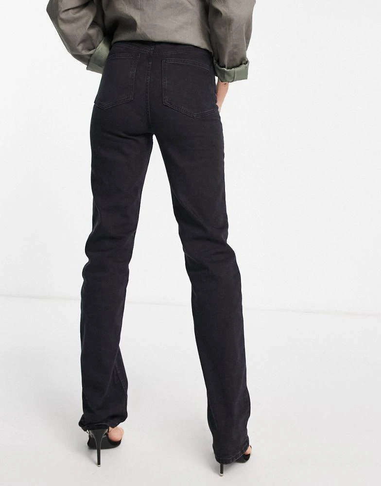ASOS ASOS DESIGN Tall comfort stretch straight leg jean in black 2