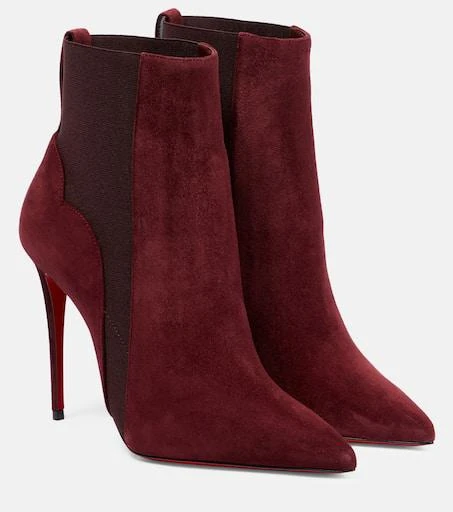 Christian Louboutin Chelsea Chick suede ankle boots 1