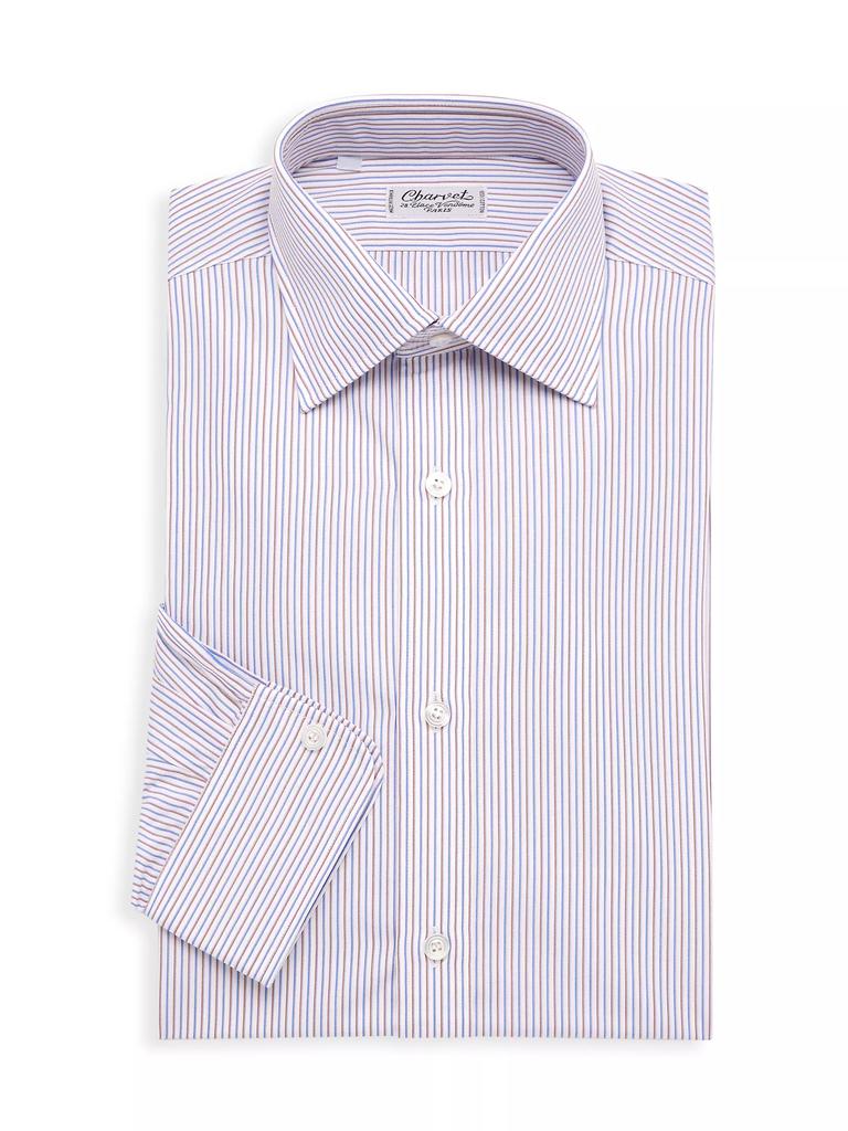 Charvet Striped Cotton Dress Shirt