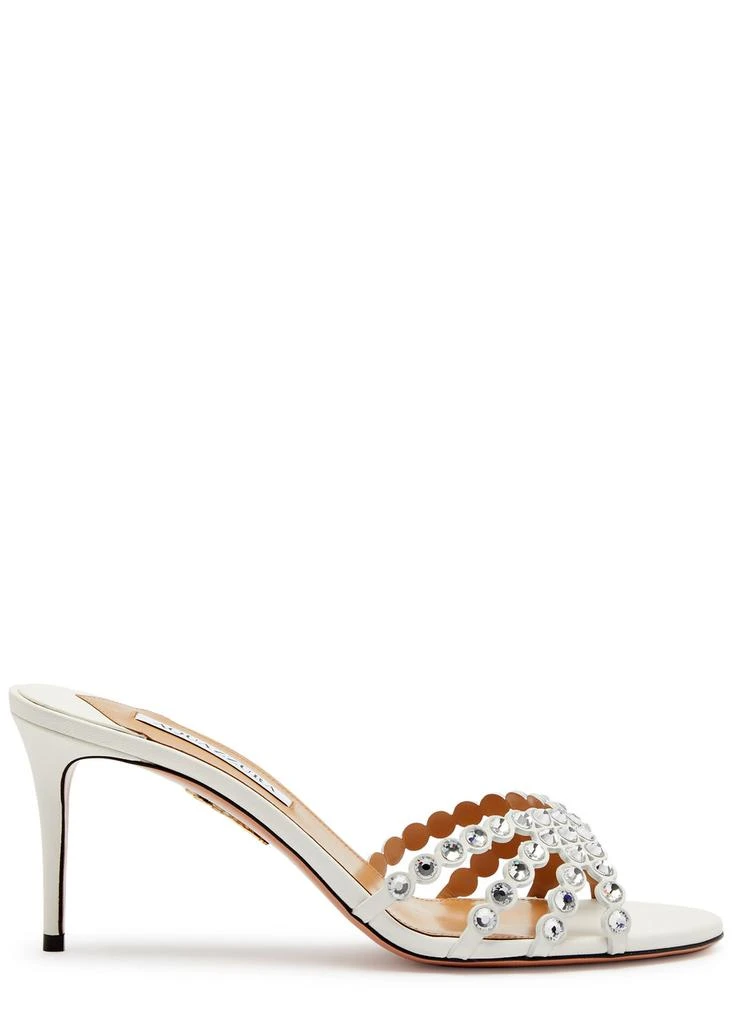 Aquazzura Tequila 75 leather mules 1