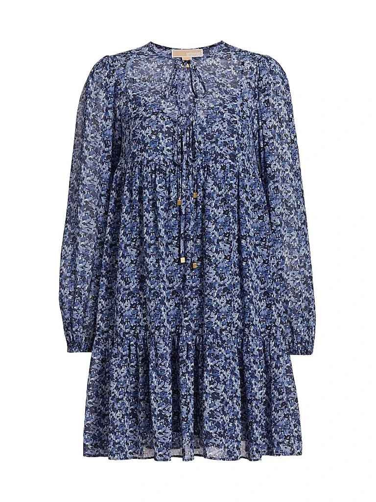 Michael Kors Tie Neck Mini Dress 1