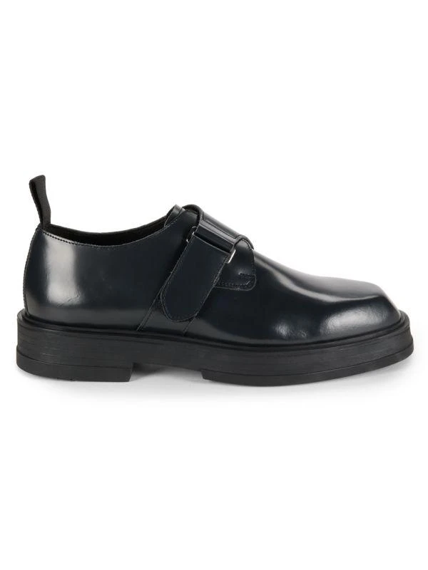 Karl Lagerfeld Paris Leather Monk Strap Shoes 1