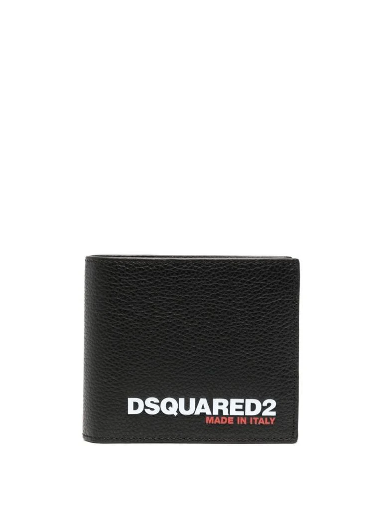 DSQUARED2 Dsquared2 Bob Logo Printed Bifold Wallet 1