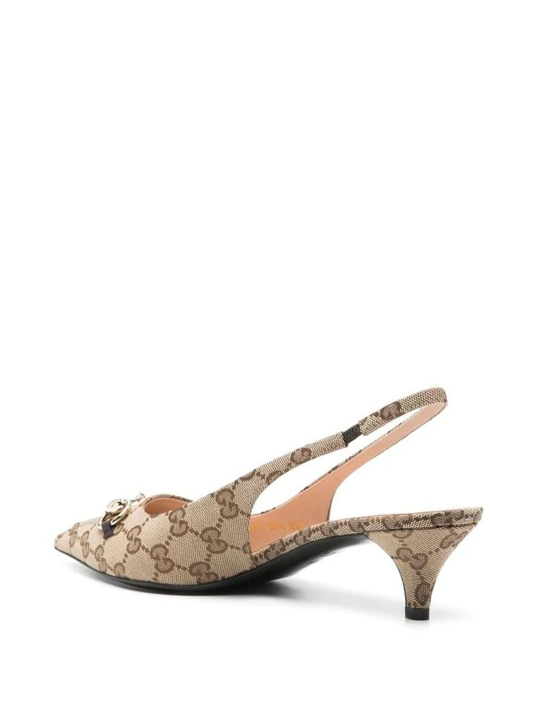 Gucci Gucci Fabric Slingback Pumps 3