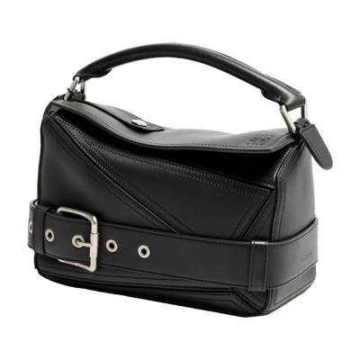 Loewe Small Puzzle Biker bag in shiny calfskin 1