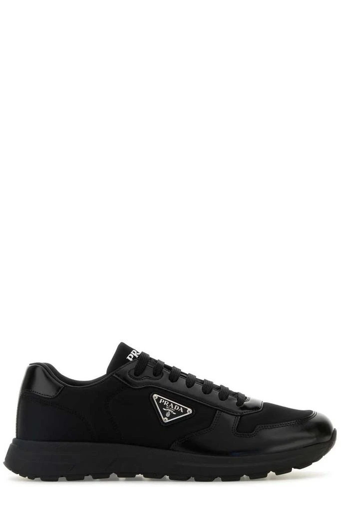 Prada Prada Logo Plaque Low-Top Sneakers 1
