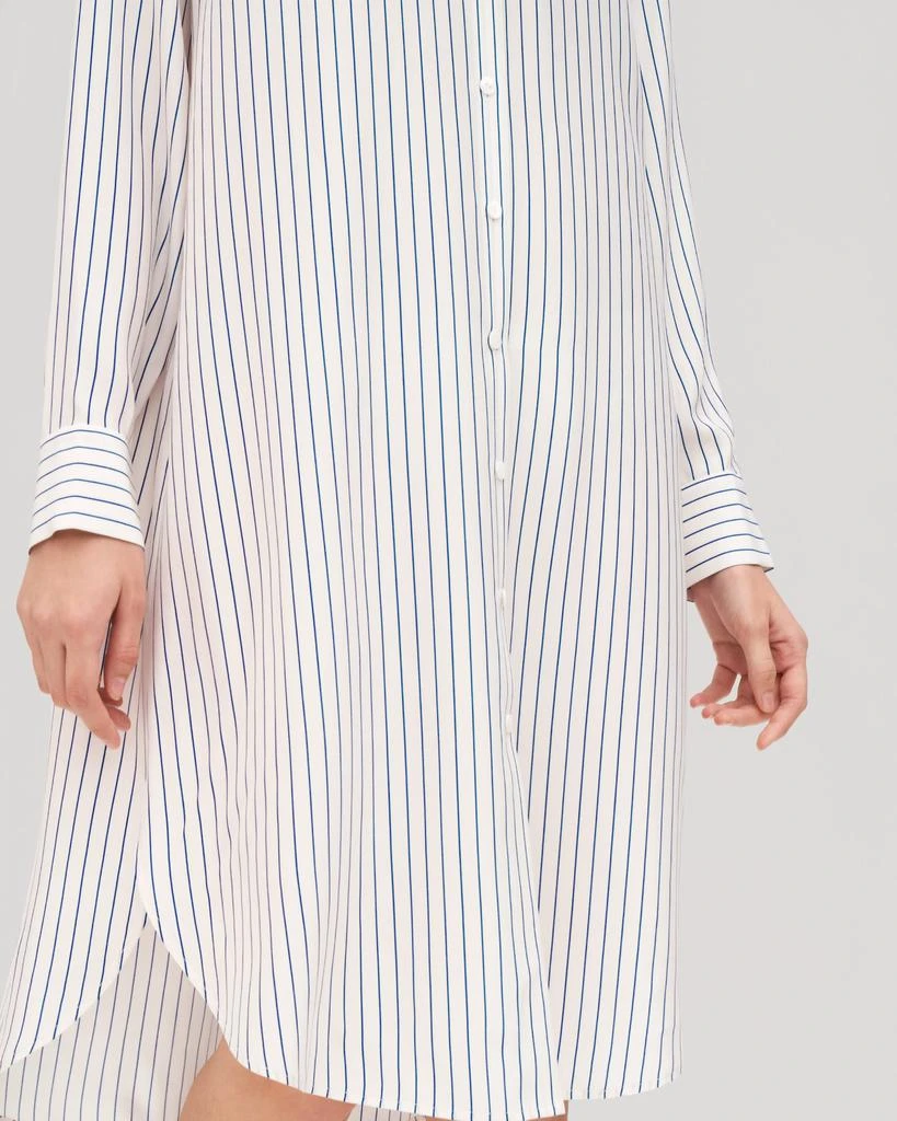 LILYSILK Pinstriped Freesia Shirt Dress for Women 5
