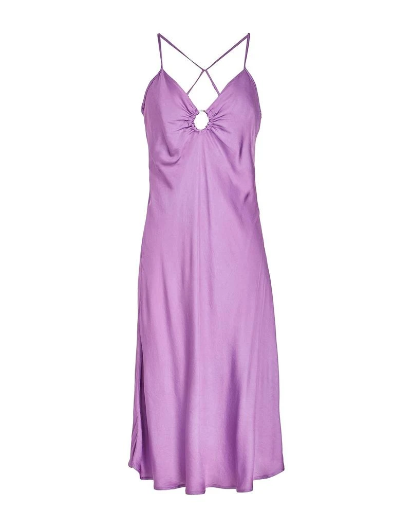 yoox pink dress Aniye By Woman Maxi dress Coral Size 8 Viscose