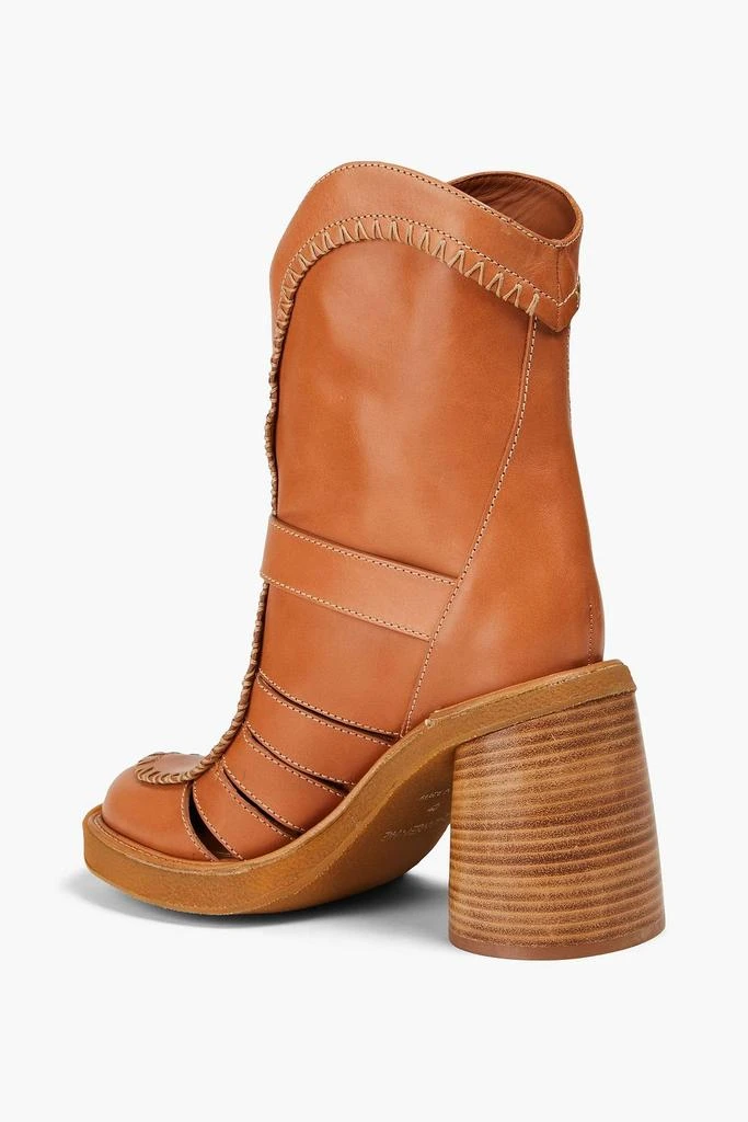 Zimmermann Whipstitched leather ankle boots 3