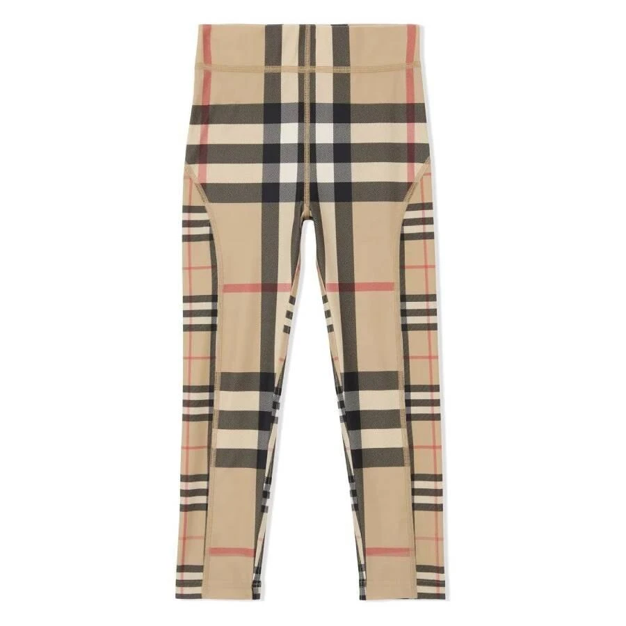 Burberry Kids Contrast Check Leggings
