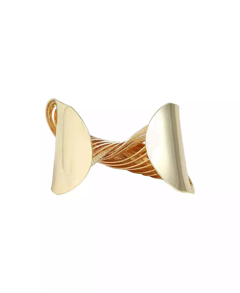 SOHI Gold-Plated Twist Bracelet 4