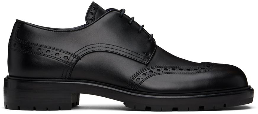 Burberry Black Leather Soho Derbys