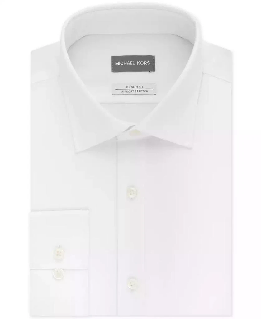 Michael Kors Men's Slim Fit Airsoft Performance Non-Iron Dress Shirt 3