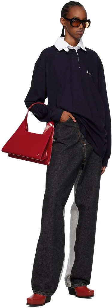 pushBUTTON Black & Gray Hybrid Jeans 4