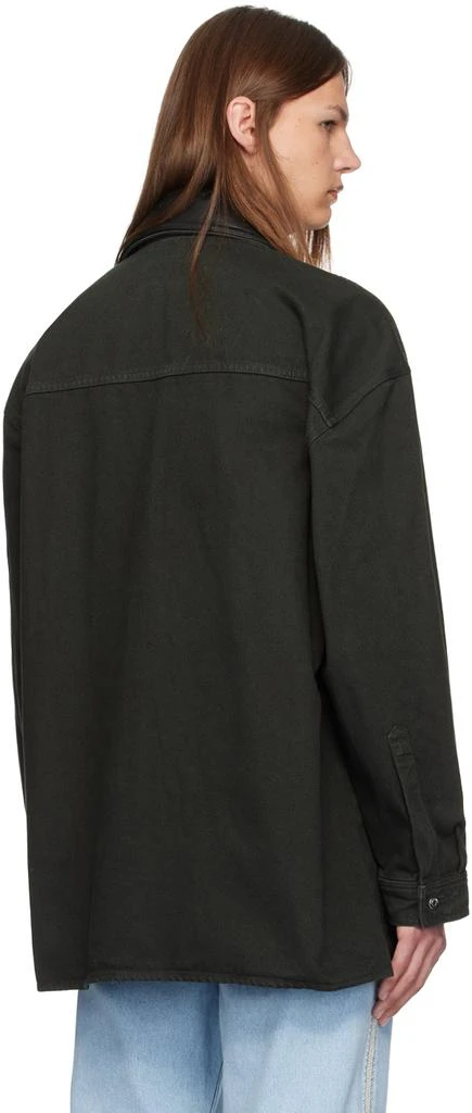 Nanushka Black Beaux Denim Shirt 3