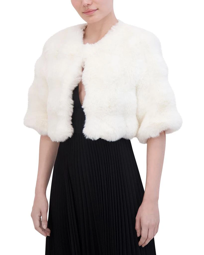 BCBG Pop Faux Fur Shrug 3