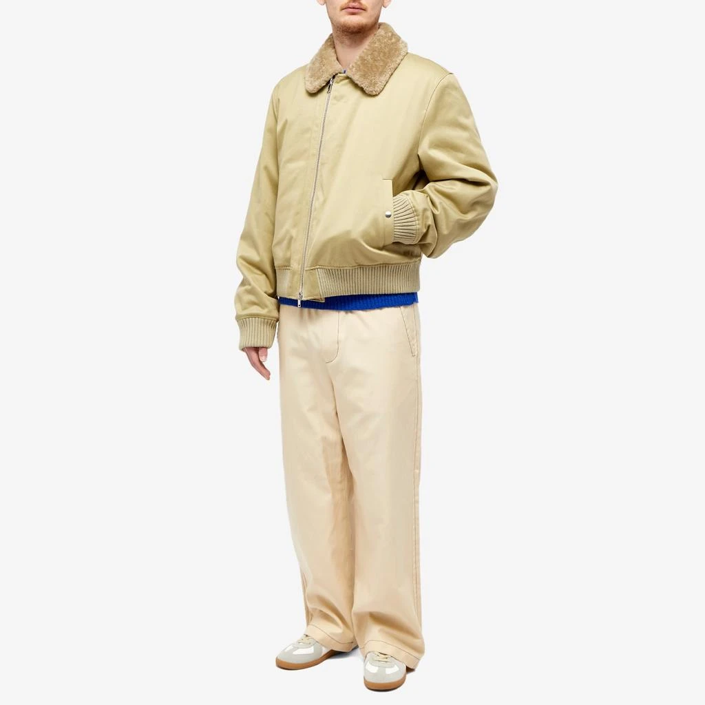 Burberry Burberry Shearling Bomber Jacket 4