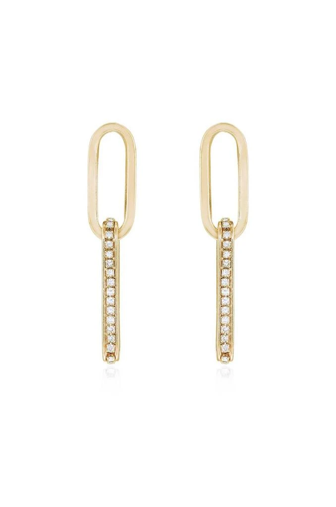 Ettika Jewelry Ettika - Women
s Crystal Link Earrings 2