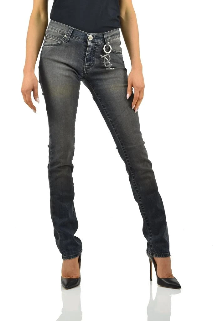 Roy Rogers Roy Roger's Jeans Grey Women Cotton Zipper Mod.DUNIA T-541 1