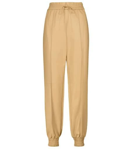 Jil Sander Ankle-zip leather pants 1