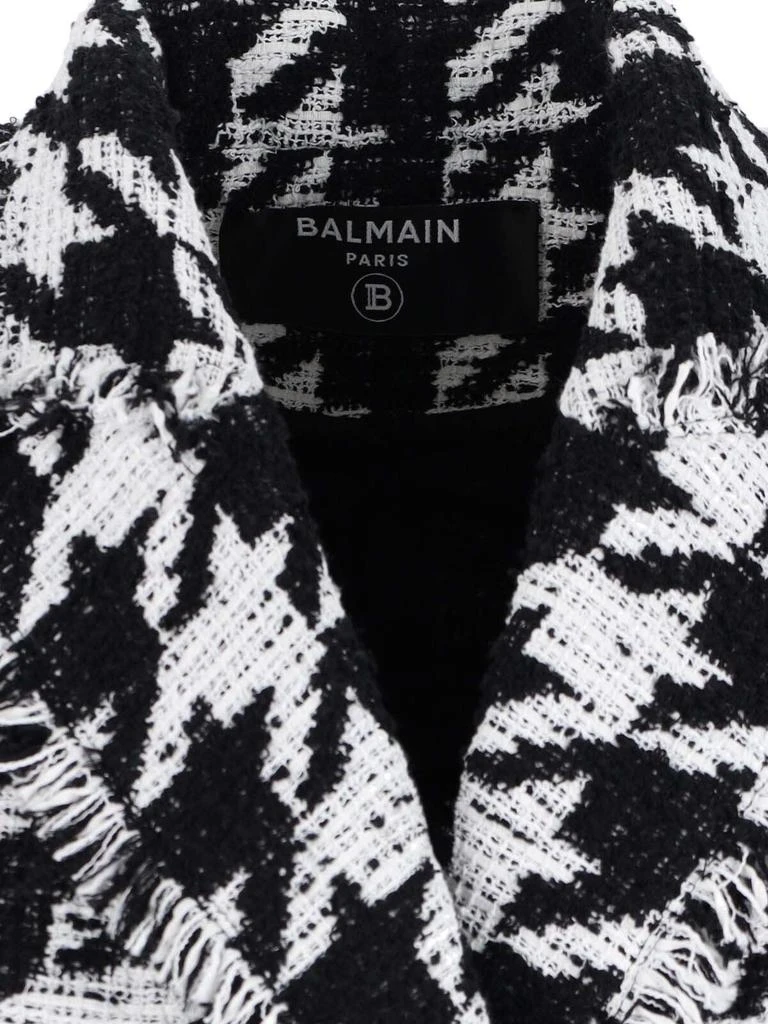 Balmain Balmain Check Patterned Tweed Blazer 3