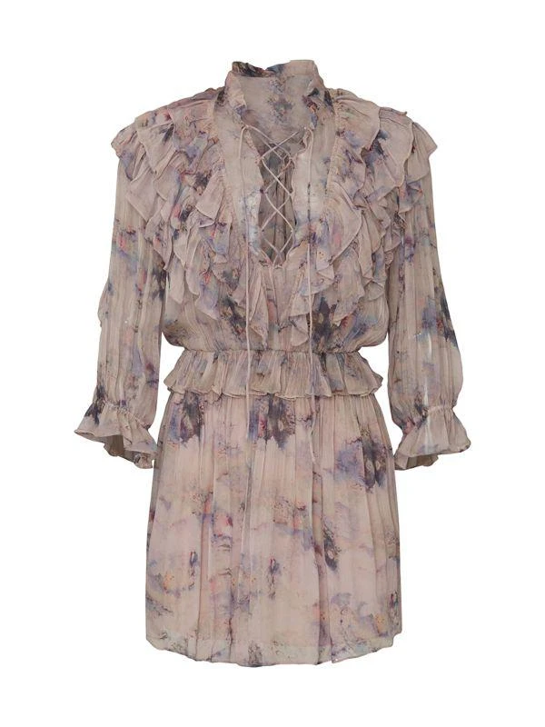 IRO Banon Floral Mini Blouson Dress 5