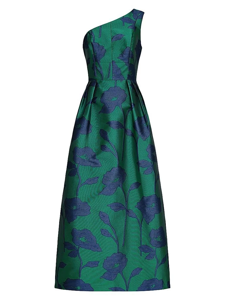 strapless open back dress Crisp One-Shoulder Midi Dress with Bow main image 0
