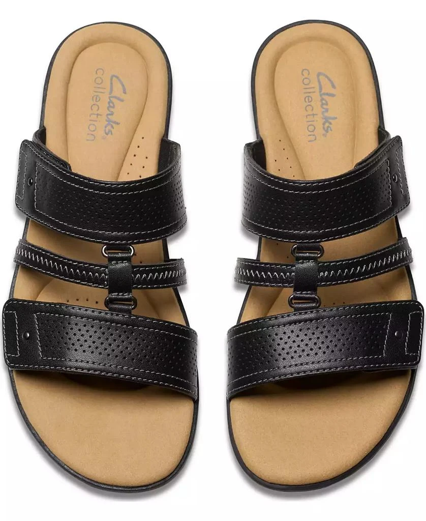 Clarks Collection Women's Elizabelle Ave Slip-On Flat Sandals 6
