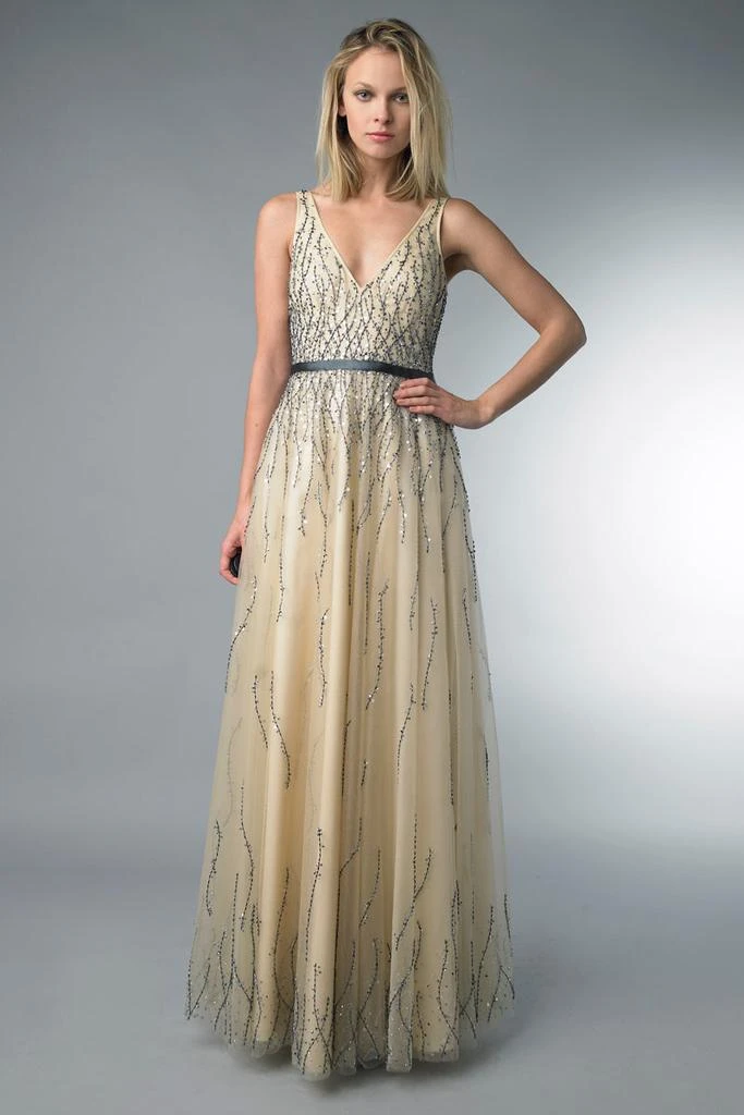 Shop Sleeveless V Neck Evening Gown on Sale at BeyondStyle  Get 61% Off  Sleeveless V Neck Evening Gown with Limited-Time Flash Deals, Exclusive  Discounts, and Special Offers. Enjoy Unbeatable Savings on
