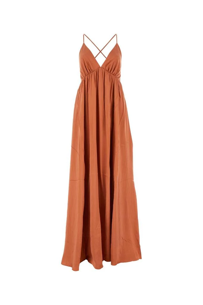 Zimmermann Dark Pink Silk Long Dress 1