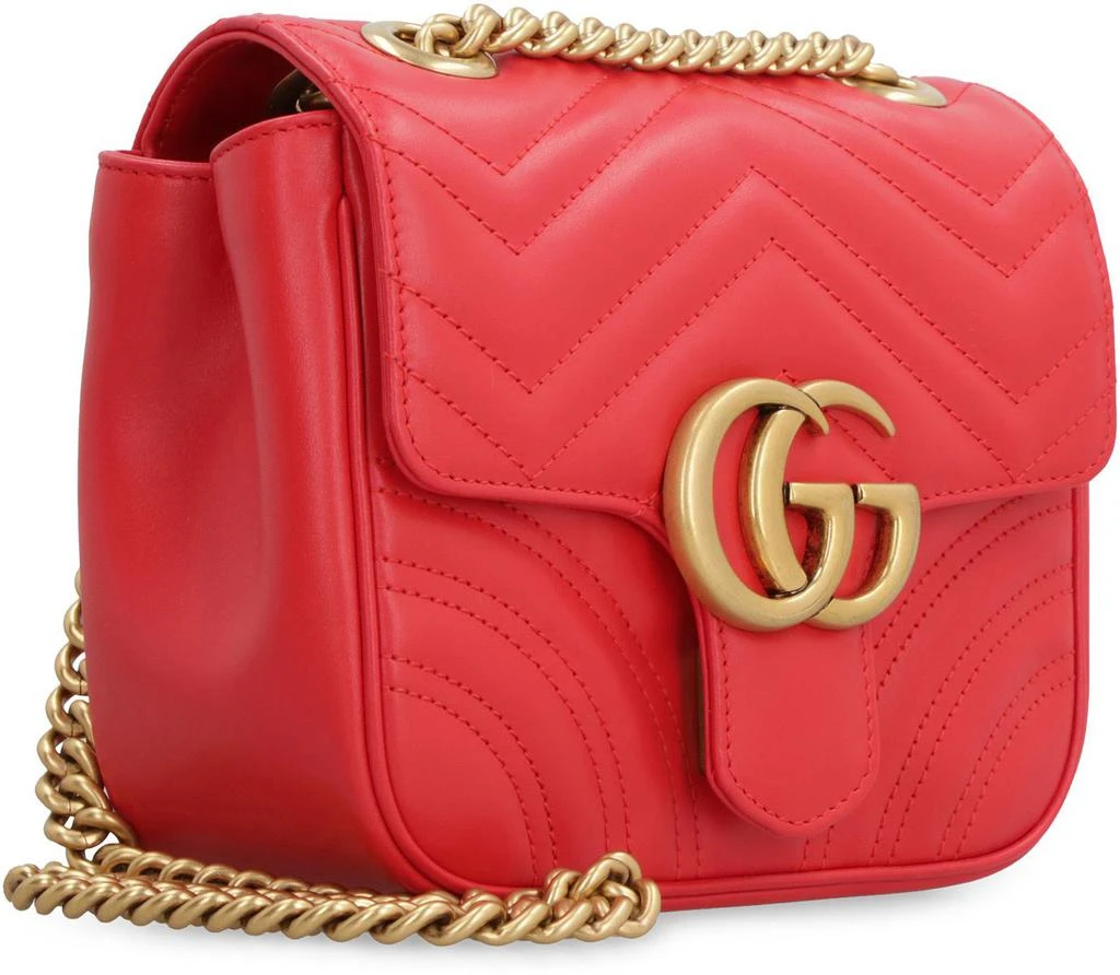 Gucci Gucci Gg Marmont Mini Leather Shoulder Bag 3